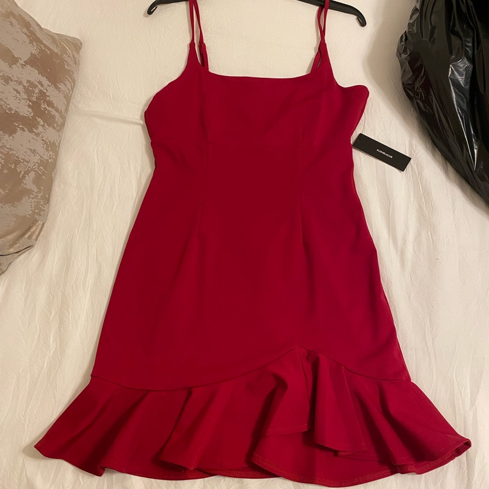 Lulus red dress